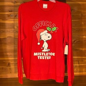 Snoopy Peanuts Christmas crew neck sweatshirt